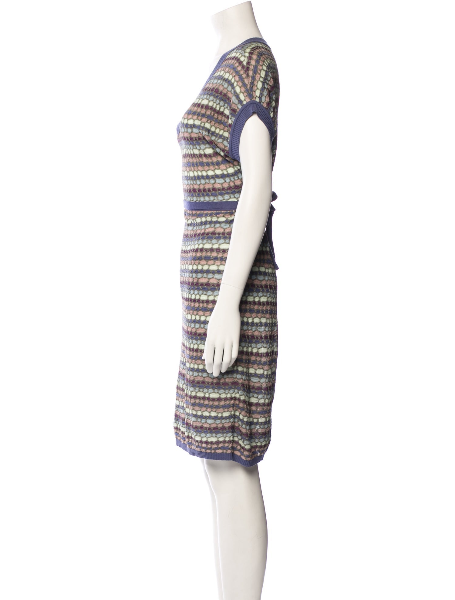 M Missoni Striped Mini Dress
